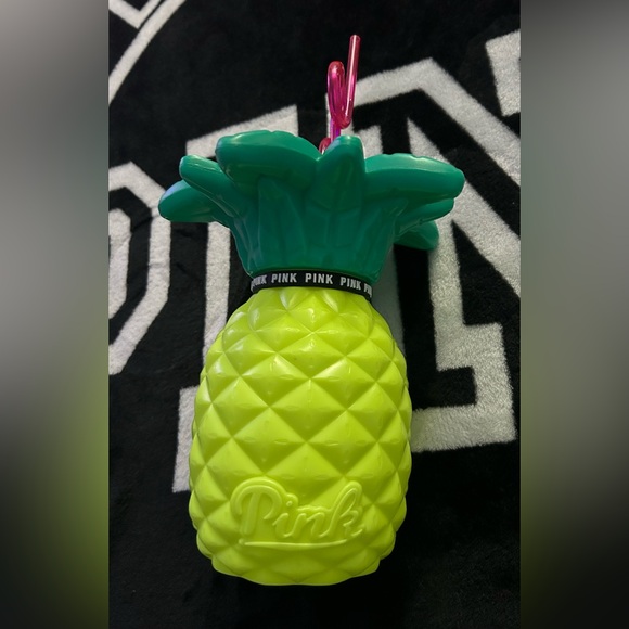PINK Victoria's Secret Pineapple Drinkware - Green and Yellow - Picture 1 of 1
